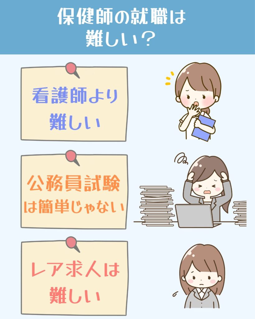 保健師として就職するのは難しい？